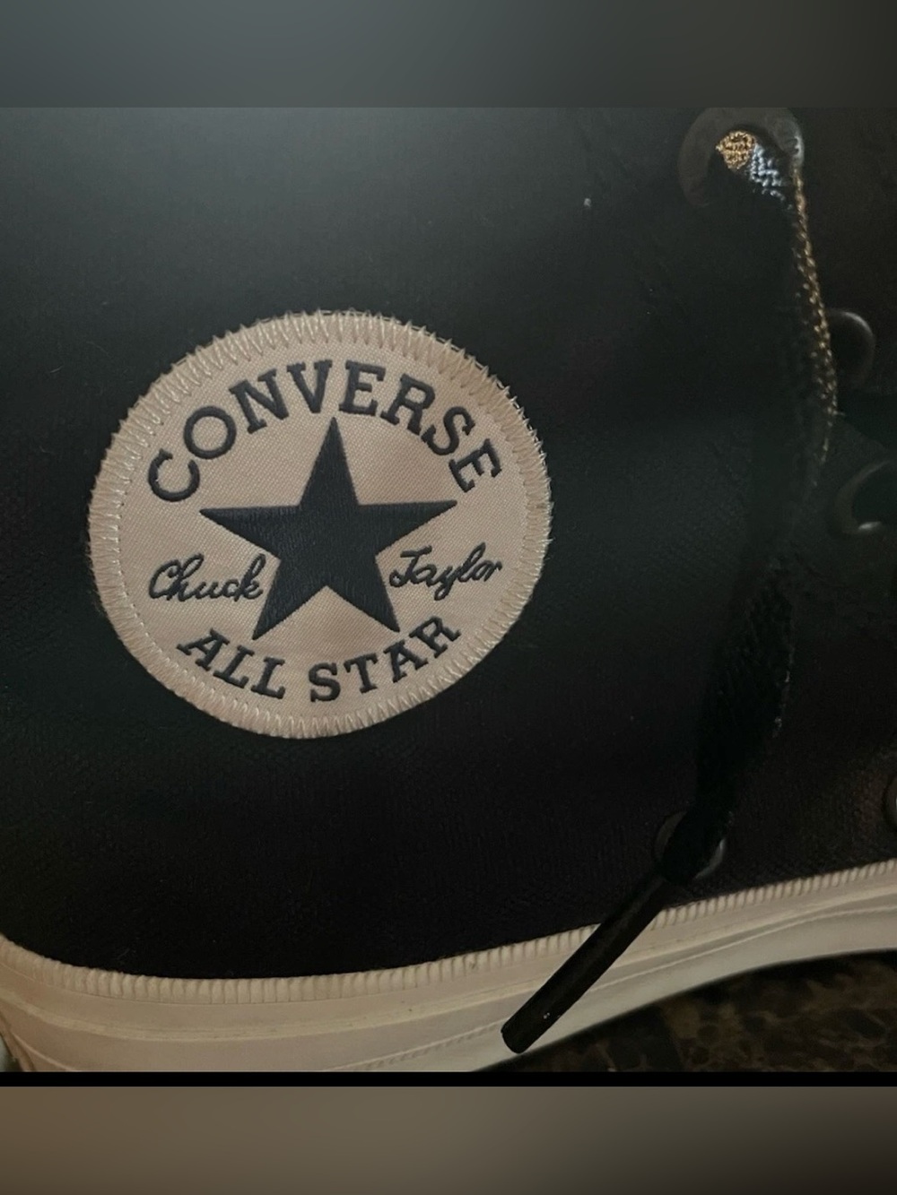 Converse Chuck Taylor All Star 2 Mid-Top Black/White Sneaker size 6Men / 8Women - Picture 6 of 11